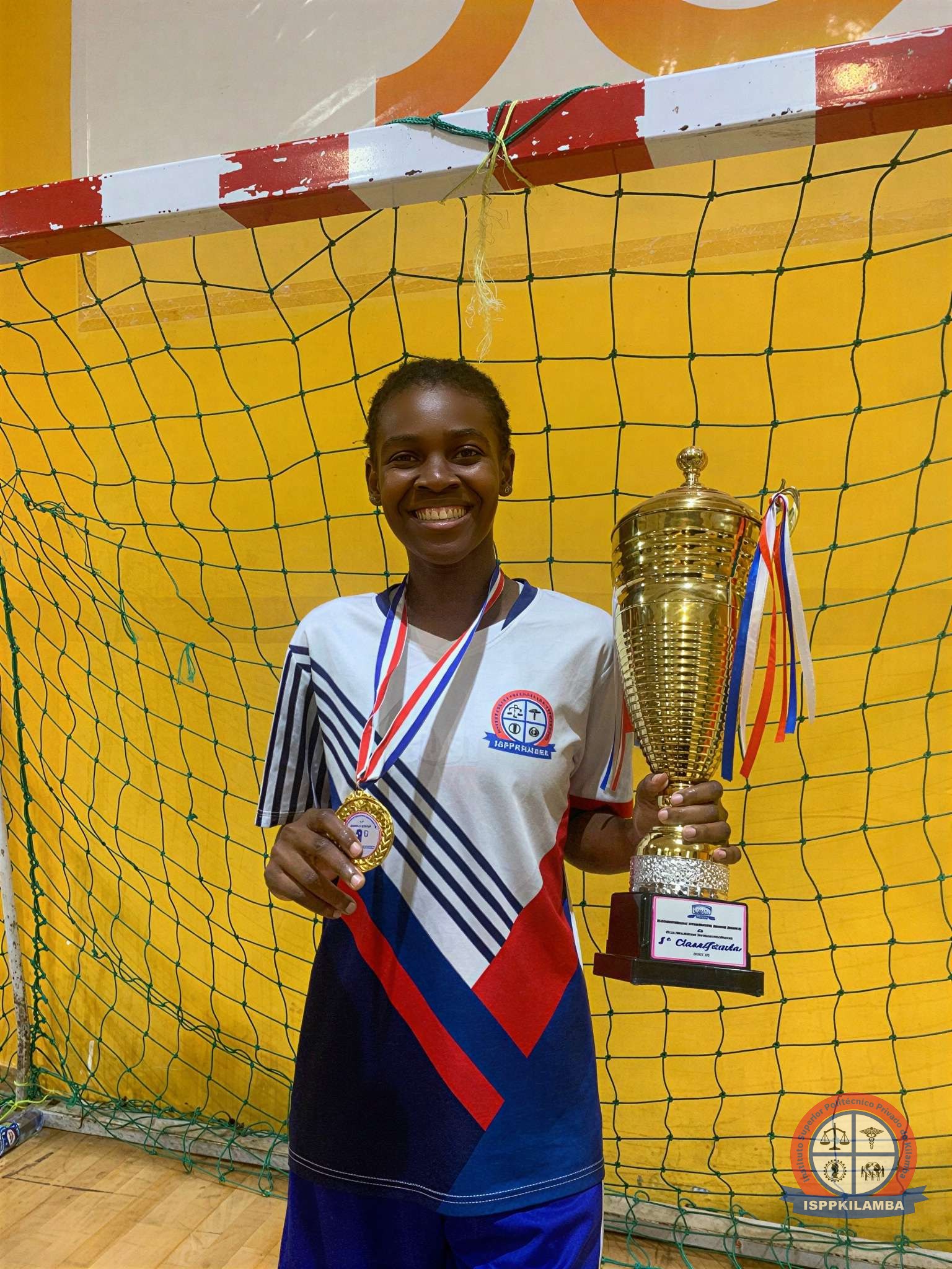 A Seleção de Andebol consagrada campeão do campeonato das Universidades realizada pela APDUL