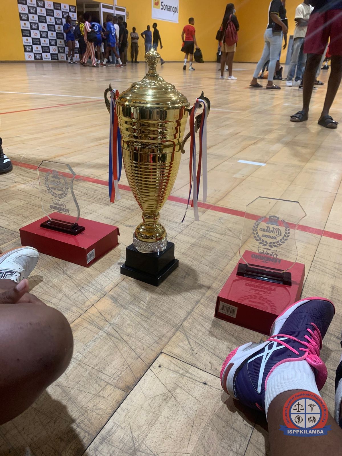 A Seleção de Andebol consagrada campeão do campeonato das Universidades realizada pela APDUL